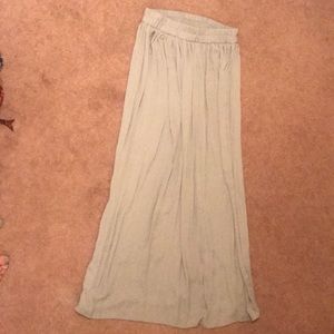 Forever 21 Seafoam Green Maxi Skirt